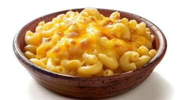 Comforting Mac and Cheese A Delectable Dish in CloseUp Detail photo