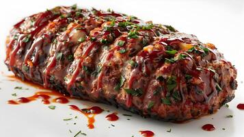 Savory Delight Meatloaf Photography Showcasing a Tasty Main Dish photo