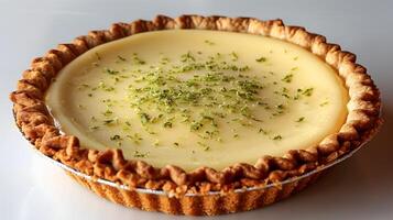 Vibrant Key Lime Pie A Zesty Delight in Professional Photography photo