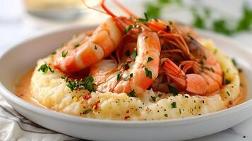 Savor the Flavor Succulent Shrimp and Grits Dish photo