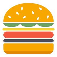 Hamburger icon modern style isolated on white background. vector