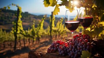 Wine tasting in Chianti, Tuscany, Italy photo