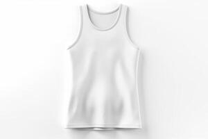 Blank white t-shirt mockup, template for design uses photo