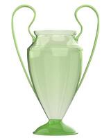 Trophy isolated on background. 3d rendering - illustration photo