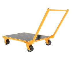 Warehouse cart isolated on background. 3d rendering - illustration photo