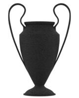 Trophy isolated on background. 3d rendering - illustration photo