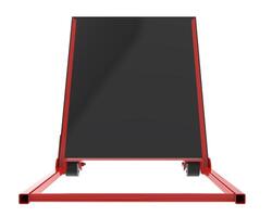 Warehouse cart isolated on background. 3d rendering - illustration photo