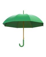Umbrella isolated on background. 3d rendering - illustration photo