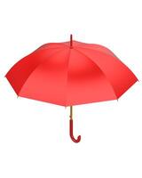 Umbrella isolated on background. 3d rendering - illustration photo