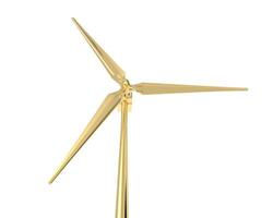 Windmill isolated on background. 3d rendering - illustration photo