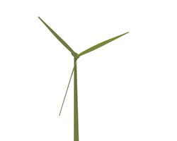 Windmill isolated on background. 3d rendering - illustration photo