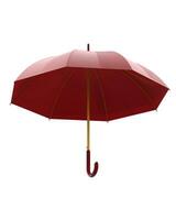 Umbrella isolated on background. 3d rendering - illustration photo