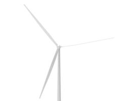 Windmill isolated on background. 3d rendering - illustration photo