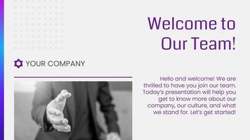 Talking Presentation template
