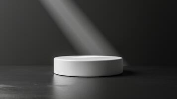 White Plate on Table photo