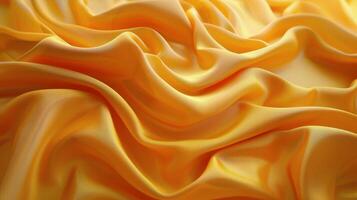 Close-Up of Yellow Fabric photo