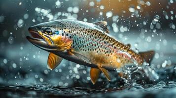 Fish Jumping Out of Water photo