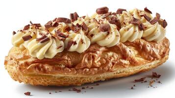 Delicious Pastry With Cream photo