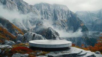 White Monument Over Water photo
