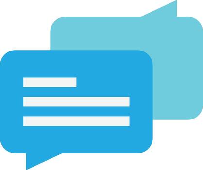 Conversation Chat Message vector