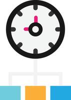 Time Management Clock vector