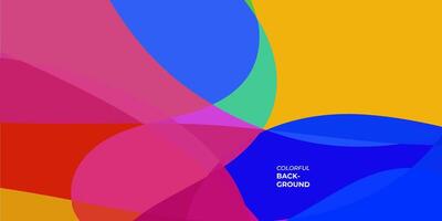 abstract colorful background with curve lines vector