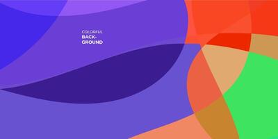 abstract colorful background with curve lines vector