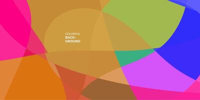 abstract colorful background with curve lines vector