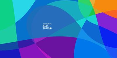 abstract colorful background with curve lines vector