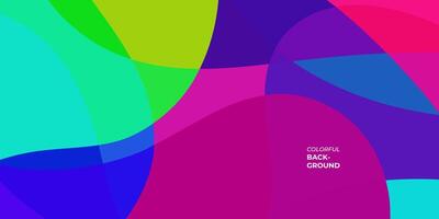 abstract colorful background with curve lines vector