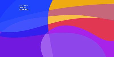abstract colorful background with curve lines vector