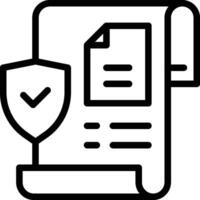 Data Security Icon. Security report Icon vector