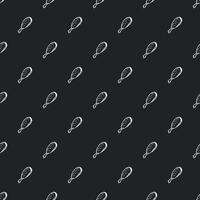 Seamless pattern with chicken legs. meat background. Doodle chicken legs icons. Seamless meat pattern vector