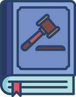 Constitution linear color illustration vector