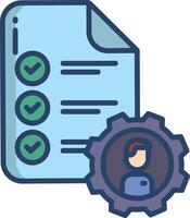 Project linear color illustration vector