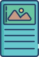 fit screen linear color illustration vector