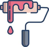 Offset linear color illustration vector