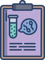 Analysis linear color illustration vector