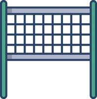 net climb linear color illustration vector