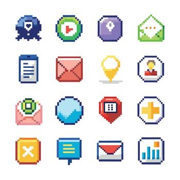 Contact Us icon set collection for websites and mobile applicationsContact Us icon set collection for websites and mobile applications vector