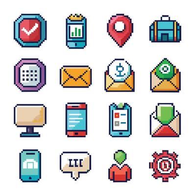 Contact Us icon set collection for websites and mobile applicationsContact Us icon set collection for websites and mobile applications