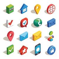 Contact Us icon set collection for websites and mobile applicationsContact Us icon set collection for websites and mobile applications vector