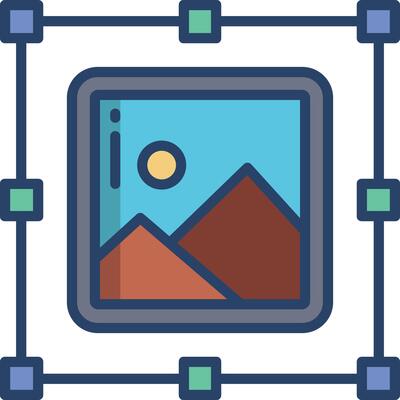 Image linear color illustration