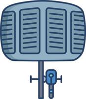Audio Filter linear color illustration vector