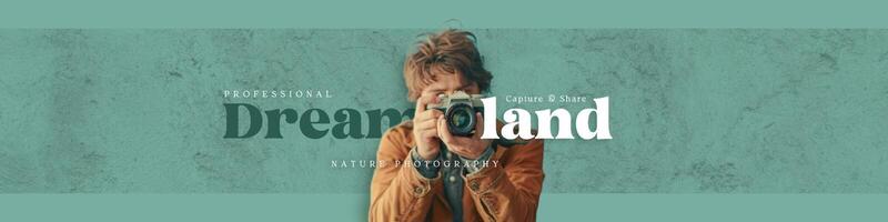 Minimalist Professional Photography Linkedin Banner template