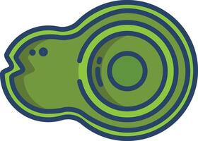 Moray linear color illustration vector