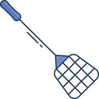 swatter linear color illustration vector