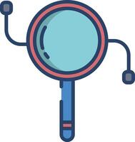 Pomatinyas linear color illustration vector
