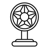 Simplistic line art of a trophy award vector