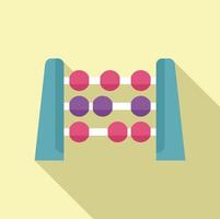 Calculating using an abacus tool vector